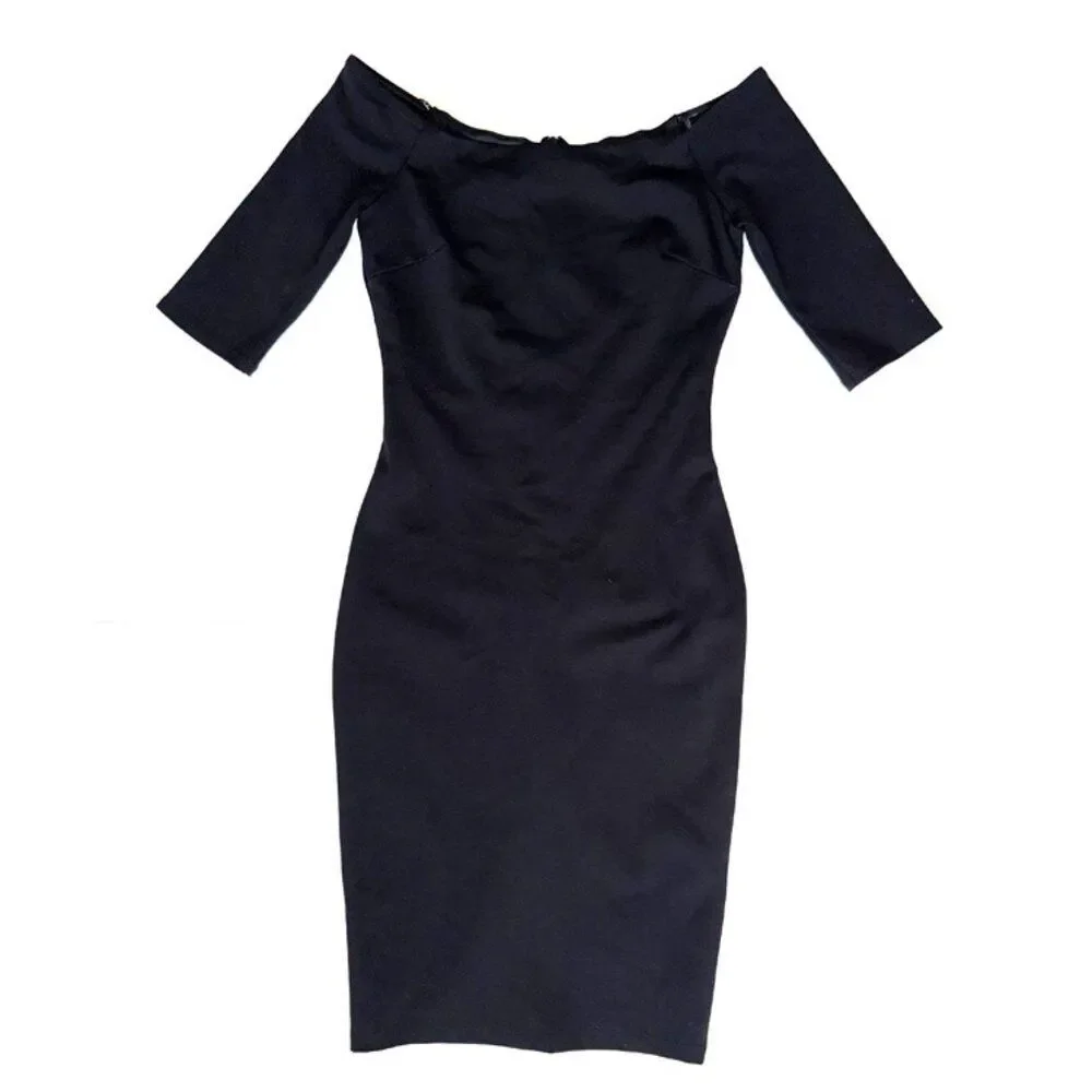 Lulus Girl Can't Help It Off-the-Shoulder Midi Dress